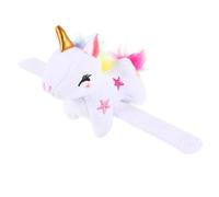 FUNNETOYU Bracelet à Claquer Licorne en Peluche pour Garçon et Filles, Taille Unique, Souple et Résistant, Accessoire de Fête Décoratif Anniversaire et Carnaval,