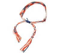 FUNNETOYU Bracelet Bohème Tressé en Coton-lin pour Femmes et Garçon et Filles, Bracelet D'amitié Réglable, Résistant à L'usure, Style Ethnique Décontracté, Adapté aux Festivals et Présents