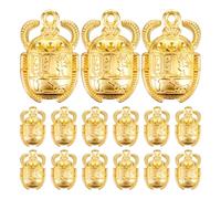 FUNNETOYU Breloques Scarabées en Métal 20 Pièces pour Bijoux DIY | Style Rétro Unique, Usage Polyvalent, pour Création Artisanale, Pendentifs, Fermetures de Paquet, Fête