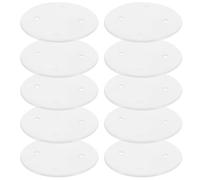 FUNNETOYU Cache-trou mural rond blanc en PP, 30 pièces, pour boîtes électriques et finitions de plafond à usage domestique