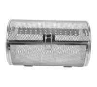 FUNNETOYU Cage à Grillades Rotative INOX Porte Pratique Panier pour Four Électrique Barbecue Adapté Viande Hamburgers Oignons Noix Facile à Assembler Accessoires la Cuisine