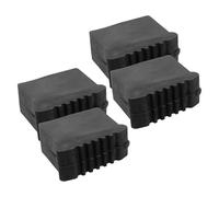 FUNNETOYU caoutchouc antidérapant pour échelle, embouts de pieds de rechange en caoutchouc noir, lot de 4, 30 x 70 mm, protection du sol, pour outdoor et step ladder
