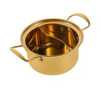 FUNNETOYU Casserole Acier Inoxydable pour Petite Marmite de Cuisine Réutilisable pour Soupe Cuisson de Nouilles et Pot Chaud Accessoire Polyvalent pour Cuisson Maison