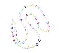 FUNNETOYU Chaîne Téléphone Portable En Perles Acryliques Colorées, Court, Détachable, Pendentif Téléphone Pour Smartphone Unisexe, Accessoires D'été, Cordon Robuste Multicolore