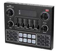 FUNNETOYU Changeur de Voix V9 12 Réglages et 16 Effets Spéciaux, Carte Son Externe Stéréo pour Téléphone et Ordinateur, Adaptateur Audio Portable pour Diffusion en Direct Couleur Aléatoire