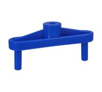 FUNNETOYU Chercheur de centre pour travail du bois Guide de perçage et outil de repérage facile à utiliser pour atelier de menuiserie bleu ABS