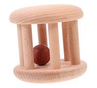FUNNETOYU Clochette En Bois Pour Bébé 0-2 Ans, Sensoriel Éducatif, Manuel Balle En Bois, Stimulant Visuel Et Auditif, Adapté Éveil Et Apprentissage Bébé