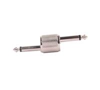 FUNNETOYU Connecteur de Pédale Effets Guitare Argenté Coupleur Jack Robuste pour Pédalier Boss Transmission de Signal Accessoire Compact pour Effets et Pédales