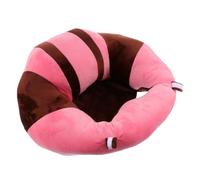 FUNNETOYU Coussin Siège De Soutien Bébé En Peluche Ultra Douce 45 Cm Rose Et Marron Canapé D'appoint Morphologique Pour Garçon Et Filles Léger 0,68 Kg Salle De Jeux Et Chambre