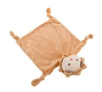 FUNNETOYU Couverture Apaisante Lionceau pour Bébé 20 Cm, Serviette de Sécurité Douce et Respirante, Petite Couverture Mignonne pour -né et Tout-petit, Présent Naissance Adapté au Sommeil