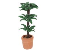 FUNNETOYU Décoration Maison de Poupée Modèle de Plante Verte Réaliste Ornement Décoratif Compact et