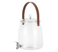 FUNNETOYU Distributeur Eau Froide pour Réfrigérateur Pichet Transparent avec Robinet Conteneur Portable pour Boissons Fraîches Capacité Importante pour Maison et Fêtes