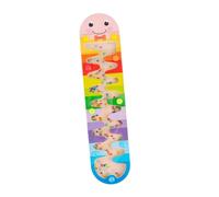 FUNNETOYU Éducatif Précoce Coloré Arc Ciel Sablier Sonore Lisse et Interactif pour Éveil Garçon Fille Jeu Motricité Fine Cadeau
