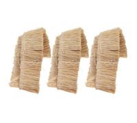 FUNNETOYU Faux Chaume Miniature 6 Pièces pour Toit de Maison de Fée, Décor de Campagne, Paille Artificielle pour Maquettes et Artisanat Paysager
