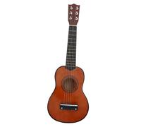 FUNNETOYU Guitare Bois Miniature pour Garçon Fille Musical Éducatif Instrument de Musique pour Débutants et Créativité Musicale