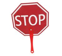 FUNNETOYU Handheld Stop Sign with Handle for Classroom Use Lightweight Paddle for Question Answering Voting and Interactive Teaching Portable Teacher and Student Tool