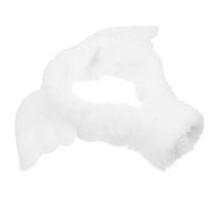 FUNNETOYU Housse de Bâton Lumineux Décoration Stylée Blanc Ailes D'ange en Tissu , Portable pour Concert et Festival