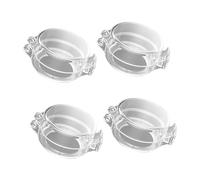 FUNNETOYU Housse de Protection pour Bouton de Cuisinière à Gaz Lot de 4 pour Garçon et Anti-Accident Matériau Solide Utilisation Cuisine Protection de Sécurité pour Bébé