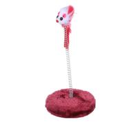 FUNNETOYU Interactif pour Chaton en Peluche Rouge de Tangram, Stimule L'instinct de Chasse, pour Jeu Intérieur et Accessoire Amusant Couleur Aléatoire