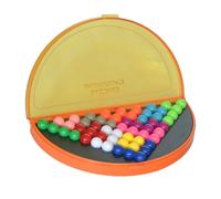 FUNNETOYU Jeu de Perles Éducatif Orange pour Garçon Fille Intelligence et Stratégique Stimulation Imagination Portable et Ludique Dès Ans