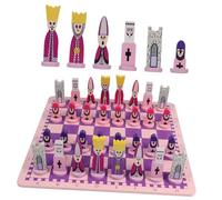 FUNNETOYU Jeu Échecs Éducatif pour Garçon Fille Ensemble de Plateau et Apprentissage Portable pour Voyage pour Développement Mémoire et Concentration