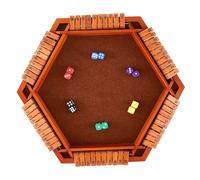 FUNNETOYU Jeu Shut The Box Table Mathématique avec Chiffres et Facile à Jouer pour et Réunions Familiales
