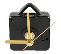 FUNNETOYU Kit de Remplacement du Moteur Horloge Murale Silencieux en Plastique Noir pour Réparation Diy, Ensemble de Mécanisme D'horlogerie Grandes Aiguilles