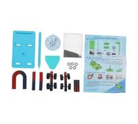 FUNNETOYU Kit Scientifique Magnétisme Éducatif Expérience Physique Aimants Couleurs Aléatoires pour Apprentissage Maison Exploration Circuits et Forces Magnétiques Couleur