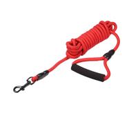 FUNNETOYU Laisse Robuste pour Chien en Nylon 10 Mètres avec Poignée Rembourrée Confortable pour Éviter Les Brûlures, pour Dressage et Promenade en Bord de Mer
