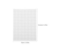 FUNNETOYU Lot De 10 Feuilles De Ruban Adhésif Double Face Transparent Sans Trace Pastilles Adhésives Rondes Double Face Disques Adhésifs Ronds