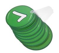 FUNNETOYU Lot de 10 Panneaux Pédagogiques Recto-Verso en Plastique Palettes de Décision en Classe Vrai/Faux Outils Scolaires pour Enseignants et Élèves Matériel Pédagogique pour