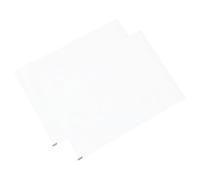 FUNNETOYU Lot de 2 Feuilles Adhésives Autocollantes pour Tableau Blanc Effaçable à Sec 60 X 42 Cm, Papier Mural Repositionnable pour Bureau, Maison et Organisation, Surface Lisse