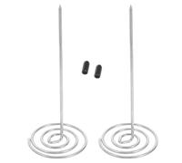 FUNNETOYU Lot de 2 Porte-Reçus en Acier Inoxydable 15 CM Clips à Pointe pour Tickets de Commande Menus et Factures Organisateur Polyvalent pour Restaurant Bureau la Cuisine et Banque