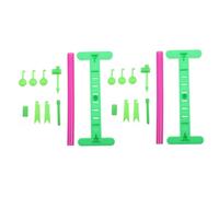 FUNNETOYU Lot de 2 Sets de Anémomètres à Monter Soi-même en Plastique Solide, Girouette Scientifique Éducatif pour Étudiants, Dispositif de Mesure Vitesse du Vent, Kit D’expérimentation DIY