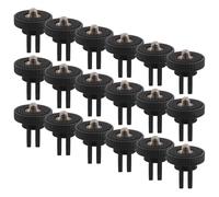 FUNNETOYU Lot de 25 Adaptateurs de Vis pour Trépied 1/4 Grand Trou 5 Mm, Convertisseur de Filetage en Métal Antidérapant, Accessoires de Montage Polyvalents pour Appareil Photo et