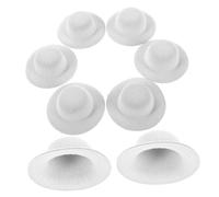 FUNNETOYU Lot de 30 Mini Chapeaux De Noël Décoration De Maison Petits Chapeaux De Bonhomme De Neige Accessoires D'Artisanat Miniatures Petits Hauts De Forme pour