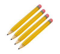 FUNNETOYU Lot De 4 Ballons Gonflables Pour La Rentrée Scolaire Crayons Jouets Gonflables Pour La Rentrée Scolaire Fournitures Pour Le Premier Jour D'École En Pvc