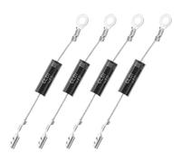 FUNNETOYU Lot de 4 Diodes Unidirectionnelles Haute Tension pour Four à Micro-ondes, Technologie Avancée, Matériau Métal Noir Bornier, Accessoires pour Micro-ondes