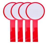 FUNNETOYU Lot de 4 Tableaux de Score Portables 15x30 Cm, Mini Tableaux Blancs Effaçables à Sec, Légers et Faciles à Écrire, pour Enseignement, Jeux et Suivi des Scores, Couleur Aléatoire