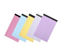 FUNNETOYU Lot De 5 Bloc-notes de Travail 5x8 en Papier à Réglure