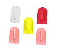 FUNNETOYU Lot De 5 Spatules À Gâteau Lisseur À Glaçage Décoration Fondant Crème Pâte À Pâtisserie Grattoir À Gâteau Spatule À Glaçage En Polypropylène Couleur Aléatoire