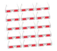 FUNNETOYU Lot De 50 Lunettes 3D Pour Fête De Carnaval Film Saint-Valentin Pour Enfants De Voyage Pour Nouveauté Papier Hony