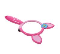 FUNNETOYU Loupe Éducative pour Garçon Fille avec Animaux Mignons Loupe Exploration Scientifique pour Lecture Observation Insectes et Activités Nature Pédagogique Rose Cerf