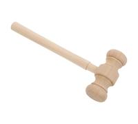 FUNNETOYU Maillet de Juge en Bois Massif, Mini Marteau pour Garçon et Filles, Accessoire Déguisement Garçon Fille, de Rôle Éducatif pour Jeux Imaginatifs, Décor Costume Justice, Présent