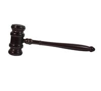 FUNNETOYU Marteau de Juge Bois pour Enchères et Tribunaux Gavel Simple à Clair Cadeau pour Avocats et Présidents