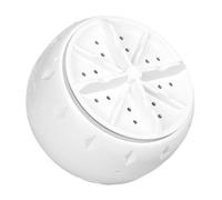 FUNNETOYU Mini Lave-linge Portable à Turbine Ultrasonique avec Port Usb, Machine à Laver Compacte pour Sous-vêtements, pour Camping-car, Voyage et Appartement, en Énergie, Blanche, Usage