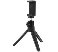 FUNNETOYU Mini Trépied pour Téléphone Portable Ajustable en Abs et Métal, Support Compact pour Vidéoprojecteur et Tablette, Trépied Léger pour Bureau et Usage Mobile