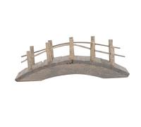 FUNNETOYU Miniature Pont Arche Bois Décoratif pour Maison de Poupée Accessoire Écologique et pour Jardin Miniature et Scène DIY