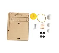 FUNNETOYU Modèle Astronomique Bois Maquette Solaire pour Enseignement Démonstration des Phases Lunaires Saisons Éducatif pour Étudiants