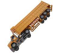 FUNNETOYU Modèle Camion Container à Friction Engin Chantier pour Garçons Cadeau Anniversaire Décoration Sécurisée